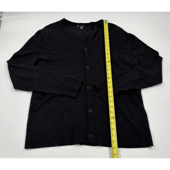 Smartwool Men's L Dark Gray Sparwood Wool Blend Knit Cardigan Sweater‎